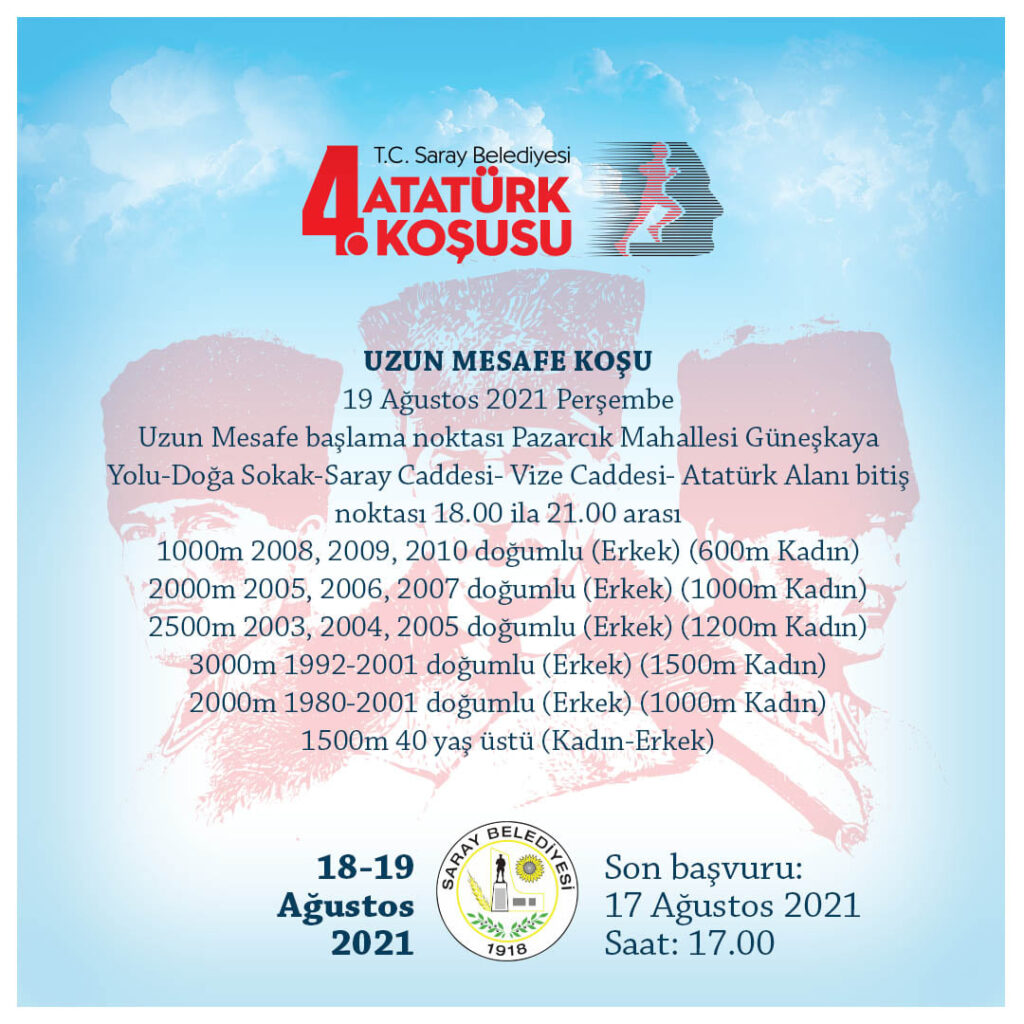 Saray Belediyesi 4. Atatürk Koşusu