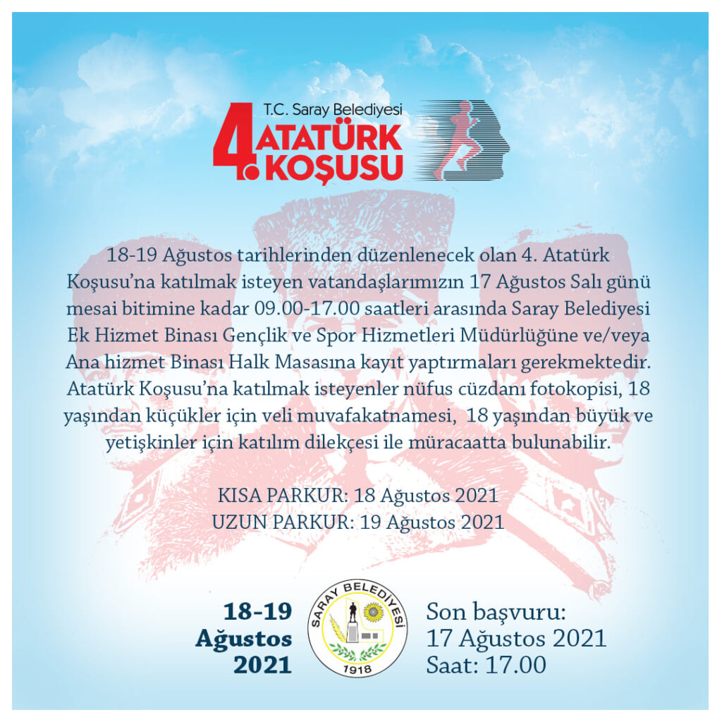 Saray Belediyesi 4. Atatürk Koşusu